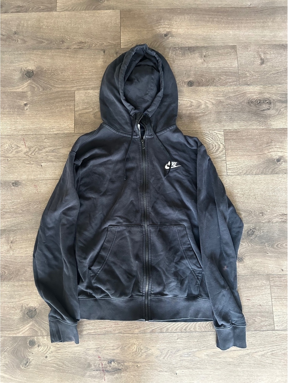 # nike tech fleece zip\-up hoodie size M
